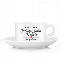 Filiżanka z nadrukiem na prezent dla babci na dzień babci urodziny