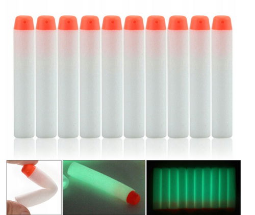 10 STRZAŁEK NERF N-STRIKE FLUORESCENCYJNE ELITE na Arena.pl