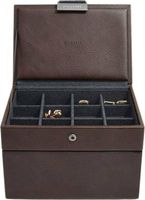 Pudełko na spinki i zegarki Stackers brązowo-szare