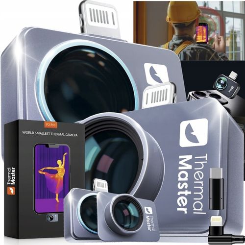 Kamera termowizyjna THERMAL MASTER IOS LIGHTING/USB C P2PRO+NAKŁADKA MAKRO na Arena.pl