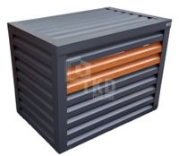 Osłona klimatyzatora - pompy ciepła 90x60x100 cm antracyt  TKD170