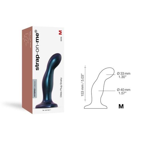 Dildo Plug Snaky Bleu Metallic - M na Arena.pl