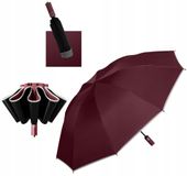 Składany Parasol Automat Masywny Parasolka Włókno Xl Duży Mocny + Pokrowiec