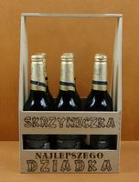 skrzynka na butelki Dla Dziadka /  37 x 23,5 x 16,5  cm   /  P1389
