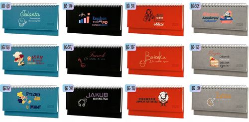 TERMINARZ STRAŻAKA personalizowany 2026 tygodniowy kalendarz biurkowy na Arena.pl