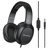 awei słuchawki nauszne gm-6 jack 3,5mmczarny/black