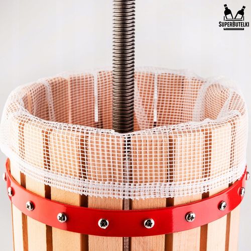 PRASA ŚRUBOWA RĘCZNA do OWOCÓW WINA SOKÓW OLIWY 6 L WYCISKARKA NIERDZEWNA na Arena.pl