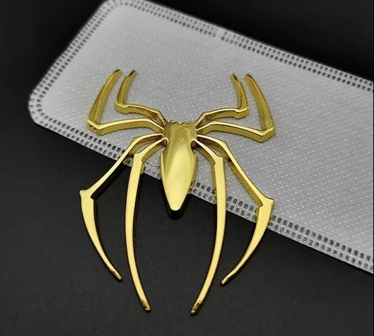 Emblemat 3D Spider Man Pająk Tuning Chrom Tuning zdjęcie 5