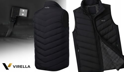 KAMIZELKA PODGRZEWANA OGRZEWANA 21 STREF USB L MĘSKA BEZRĘKAWNIK CIEPŁA na Arena.pl