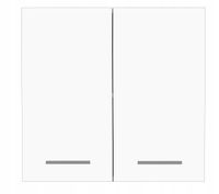 Szafka łazienkowa 80 x 60 cm / biała / biały mat / wisząca / do łazienki