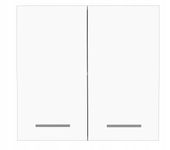 Szafka łazienkowa 80 x 60 cm / biała / biały mat / wisząca / do łazienki