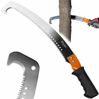 PIŁA DO GAŁĘZI Z HAKIEM RĘCZNA OGRODOWA MOCNA PIŁKA DO CIĘCIA DREWNA BRADAS