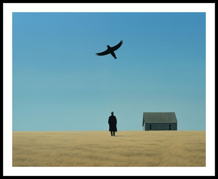 Plakat 76x60,5cm Samotny i Wolny zdjęcie 3