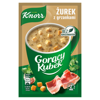 Knorr Gorący Kubek Żurek z grzankami 17 g x 10 sztuk