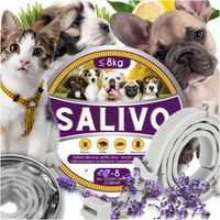 OBROŻA NA KLESZCZE I PCHŁY DLA MAŁEGO PSA ANTYKLESZCZOWA 8 MIESIĘCY SALIVO