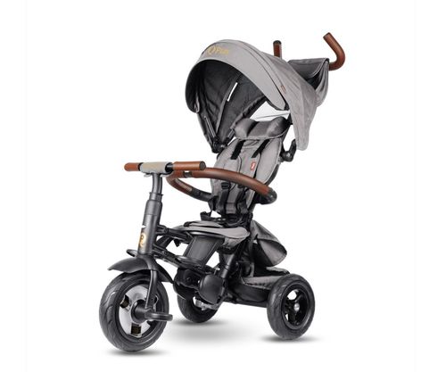 MILLY MALLY 5901 Qplay Rowerek trójkołowy Rito Deluxe Rubber grey na Arena.pl