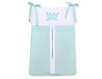 przybornik- torba na pampersy- little prince/princess miętowa