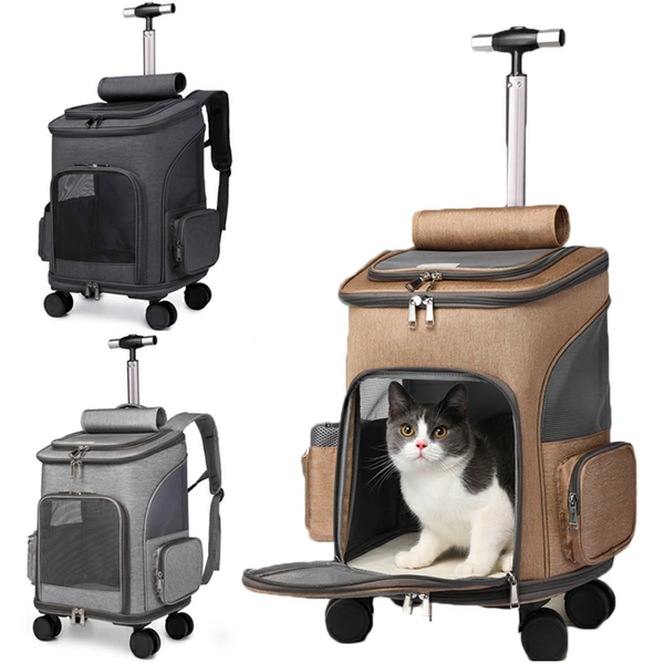 TRANSPORTER DLA PSA KOTA WÓZEK na kołach PLECAK zdjęcie 6