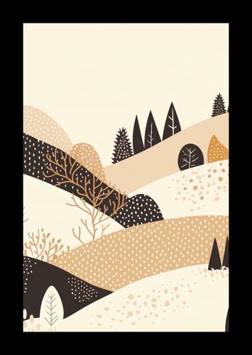Plakat 20x30cm Jesień w Wzgórzach na Arena.pl