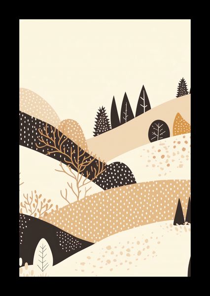 Plakat 20x30cm Jesień w Wzgórzach zdjęcie 2