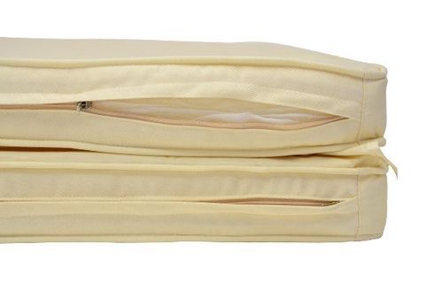 Materac z poduszką Garth - kremowa na Arena.pl