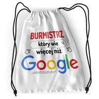 Plecak Dla Burmistrza Sportowy Szkolny Worek Torba Z Nadrukiem Ze Zdjęciem