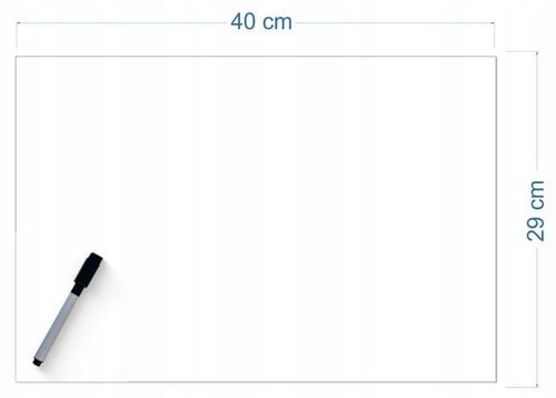 Tablica magnetyczna Notatnik Planer na lodówkę Notes na magnes + PISAK na Arena.pl