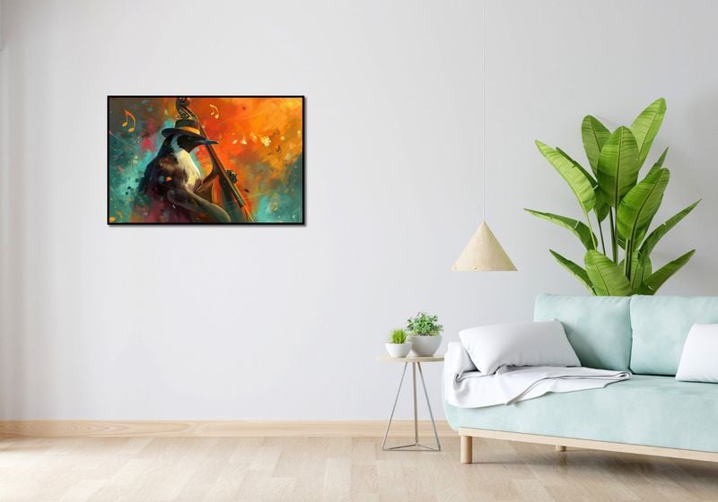 Plakat 91,5x60cm Pingwinia Nuta zdjęcie 4