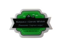 magnes reklamowy z plexi na lodówkę nadruk UV logo 50 szt.