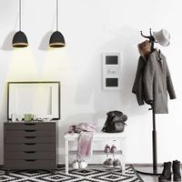 Skandynawska LAMPA wisząca STUDIO MLP8852 Milagro hygge OPRAWA zwis czarny drewno