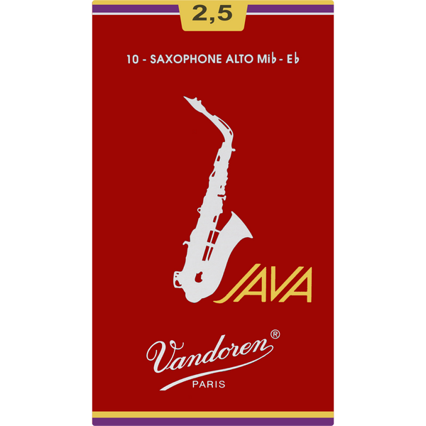 Stroik saksofon altowy alt 2,5 Vandoren JAVA Filed Red SR2625R 1 szt. zdjęcie 5