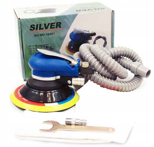 SZLIFIERKA OSCYLACYJNA PNEUMATYCZNA MIMOŚRODOWA 150mm Z WĘŻEM REGULACJA na Arena.pl