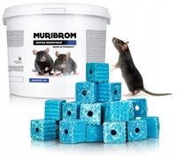 SILNA TRUTKA NA MYSZY TRUCIZNA NA SZCZURY KOSTKA MURIBROM BRODIFAKUM