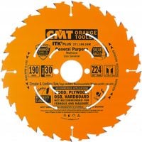 CMT TARCZA PIŁA ITK PLUS DO CIĘCIA WZDŁUŻNEGO DO DREWNA 190MM 271.190.24M
