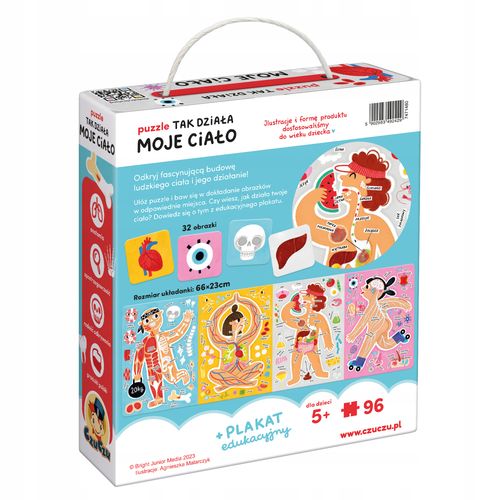 CzuCzu Puzzle Tak działa Moje ciało 5+ na Arena.pl