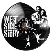 Zegar ścienny z płyty winylowej West side story 341.14