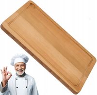 DUŻA DESKA DO KROJENIA DREWNIANA XXL BUKOWA + GRATIS ŁOPATKA !