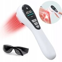 URZĄDZENIE DO TERAPII ŚWIATŁEM CZERWONYM LASER 650NM 808NM USB 2600MAH