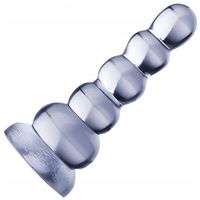 Korek Analny Duży Kulkowy Sex Gadżet Erotyczny Dildo Analne z Przyssawką