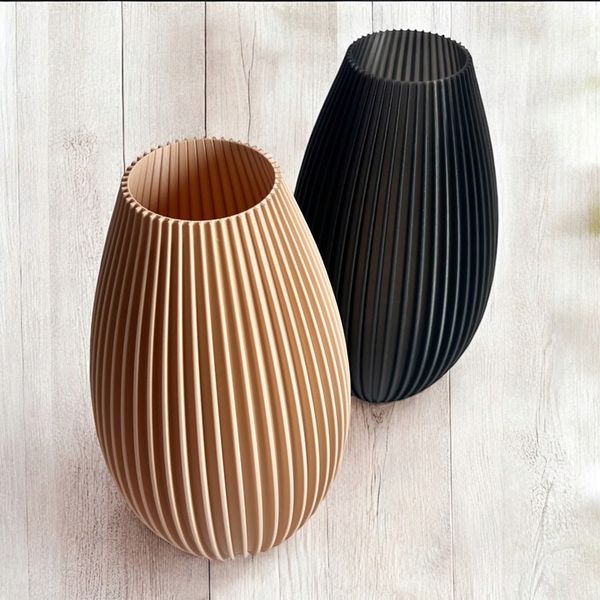 Wazon nietłukący 20 cm skandynawski Nowoczesny wazon 3D sztuczne zdjęcie 6