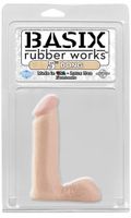 Basix Rubber Works Dildo z jądrami 12,7 cm