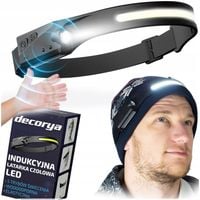 MOCNA LATARKA CZOŁOWA CZOŁÓWKA LAMPKA NA GŁOWĘ WODOODPORNA USB