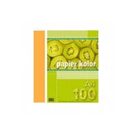 PAPIER KS.A4/100 POMARAŃCZOWY FLUO KRESKA