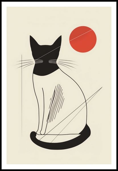 Plakat 61x91,5cm Czerwony Krąg zdjęcie 3