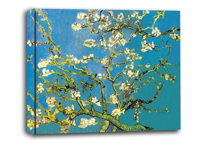 Migdałowiec, Vincent van Gogh - obraz na płótnie 90x60 cm zdjęcie 1