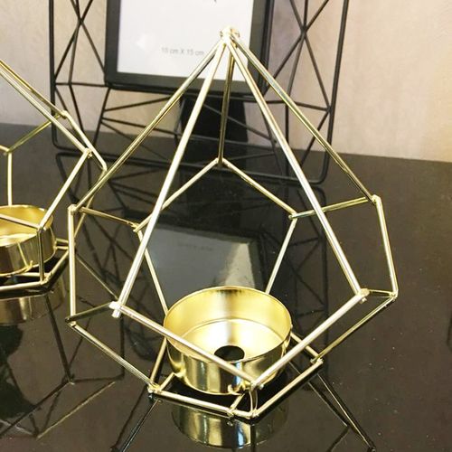 ŚWIECZNIK  - Modern Design - METAL na Arena.pl