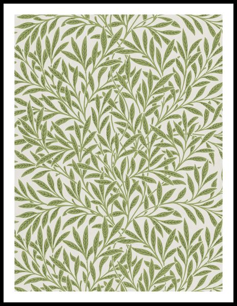 Plakat 60x80cm Willow Pattern, Morris Vintage do Salonu zdjęcie 3