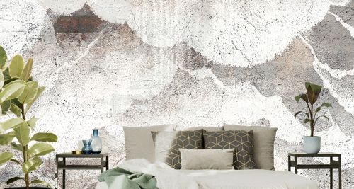 Fototapeta ABSTRAKCJA Imitacja Betonu Nowoczesny Wzór 400cm x 280cm na Arena.pl