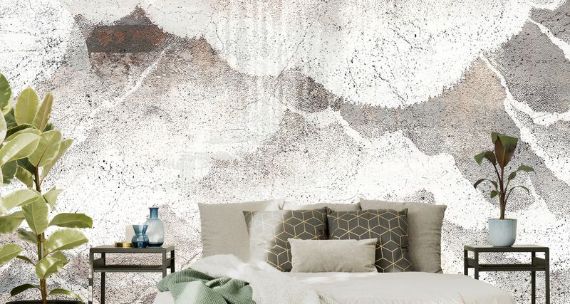 Fototapeta ABSTRAKCJA Imitacja Betonu Nowoczesny Wzór 400cm x 280cm zdjęcie 8