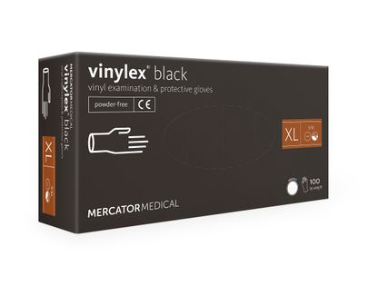 Rękawice winylowe vinylex black rozmiar XL  100 szt